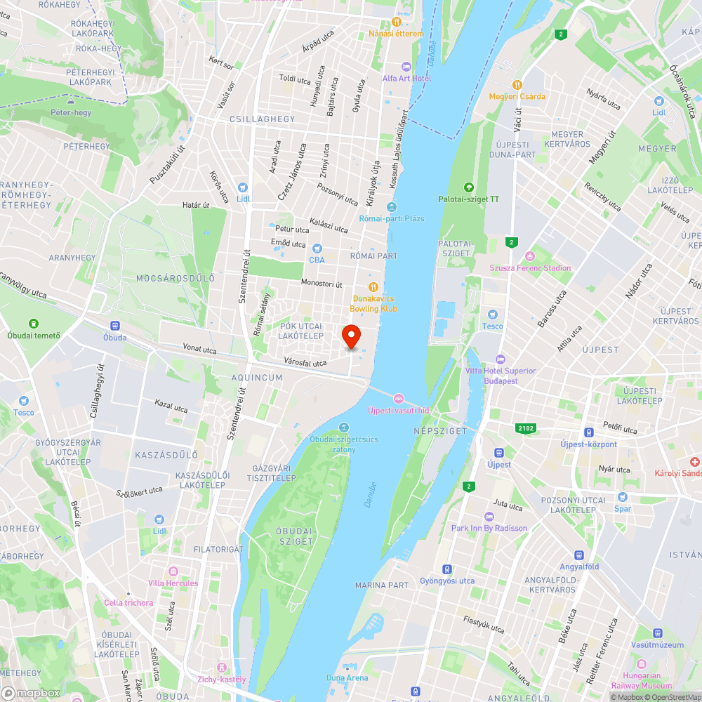 Lekopott kerékpáros nyom bejelentés helye