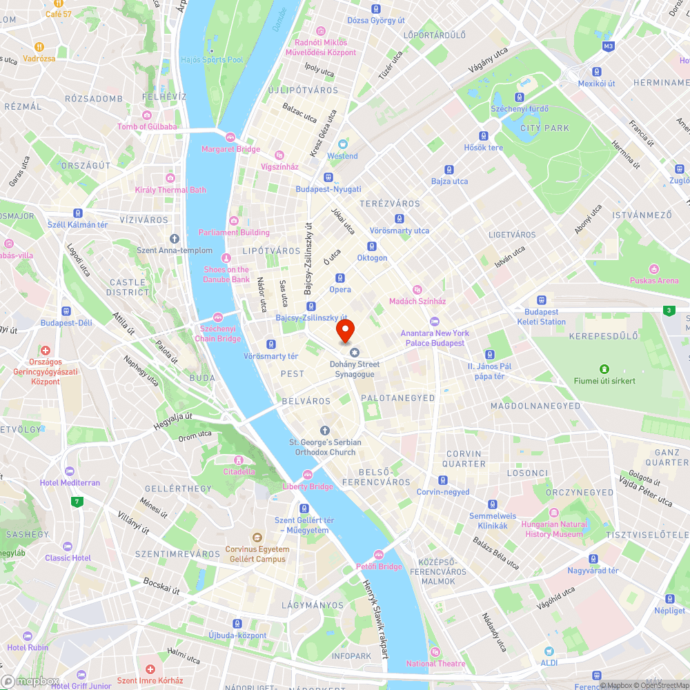 A Dob utca tákolása bejelentés helye