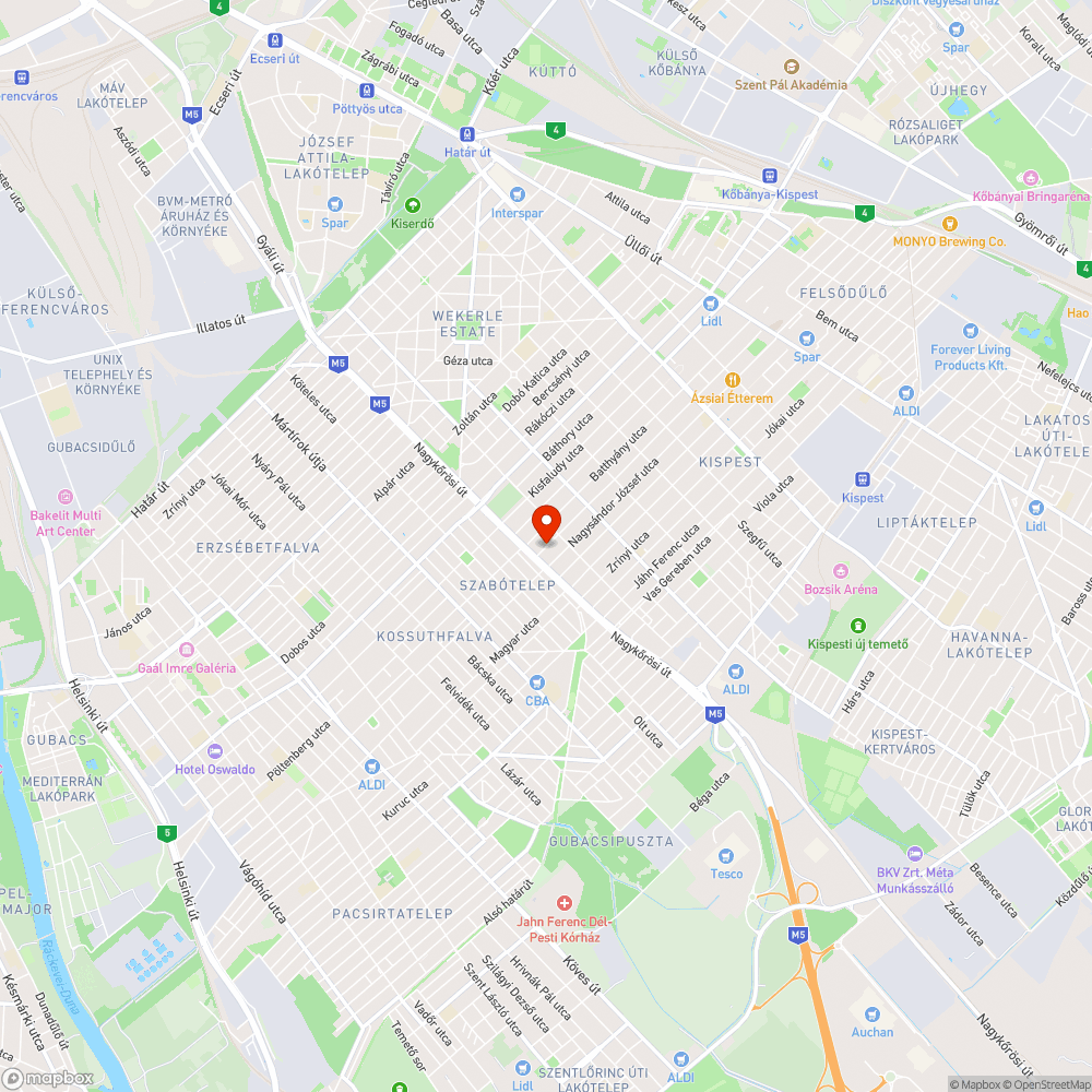 Kráterek bejelentés helye