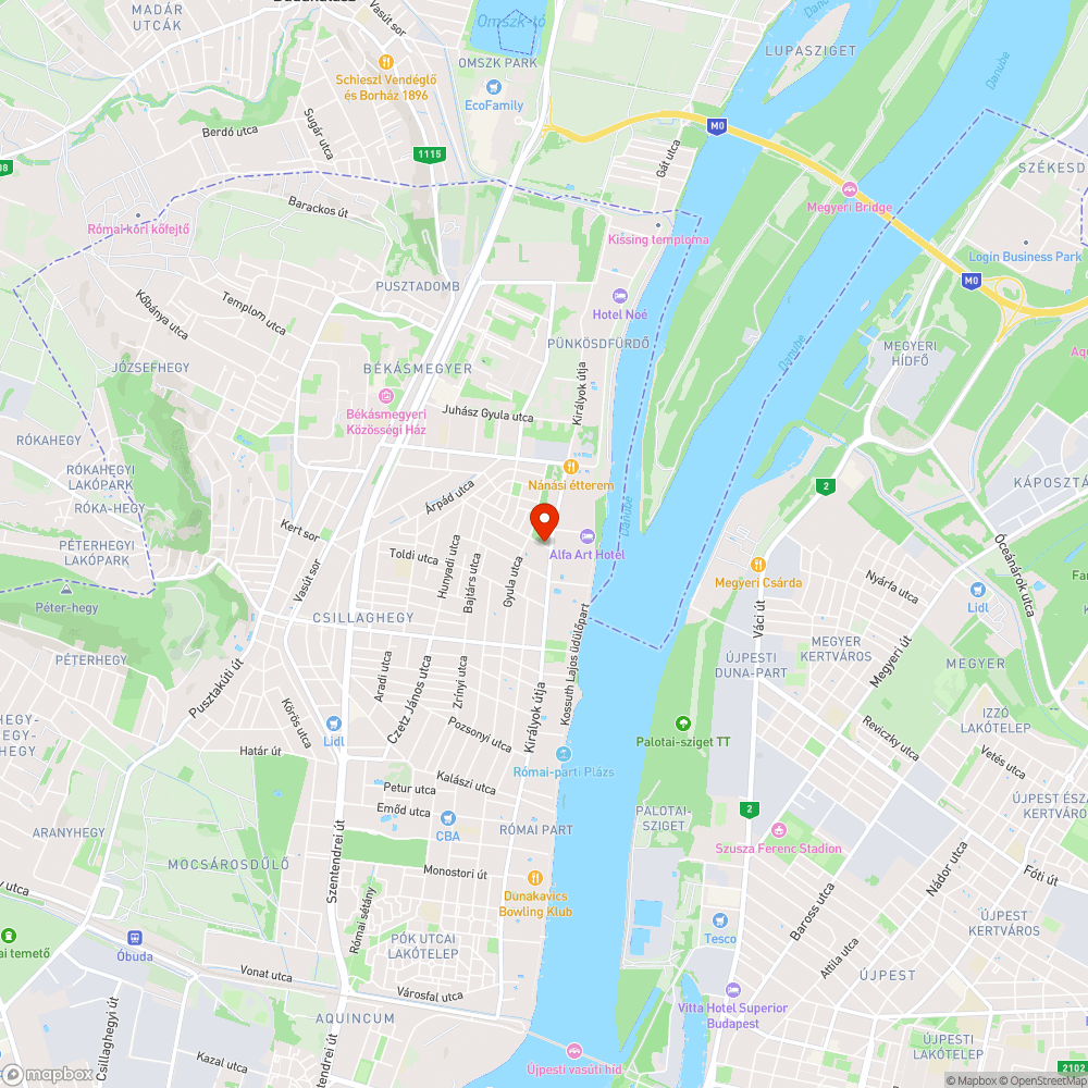 balesetveszélyes járda bejelentés helye