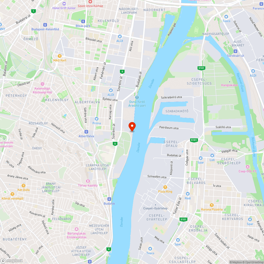 Fémcsonk az út közepén bejelentés helye