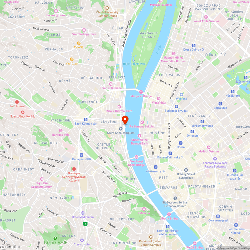 Batthyany ter, hajoallomas, szennyezodes bejelentés helye