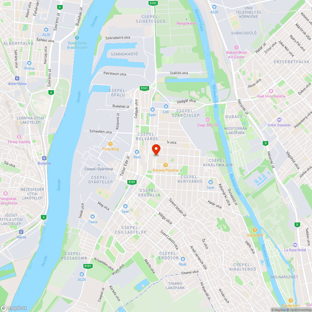 Megrongált Utasváró - Csepel, Deák tér (71) bejelentés helye