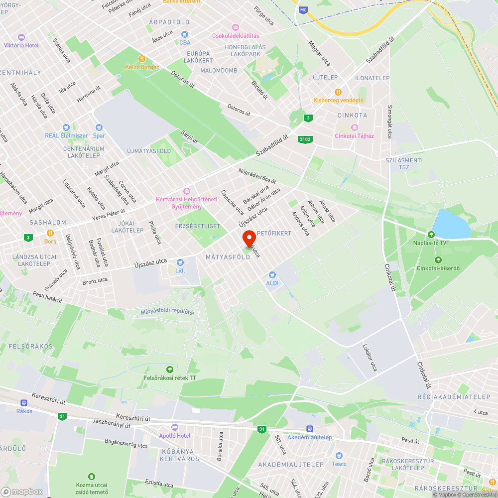 Magas fű a Petőfi téren bejelentés helye