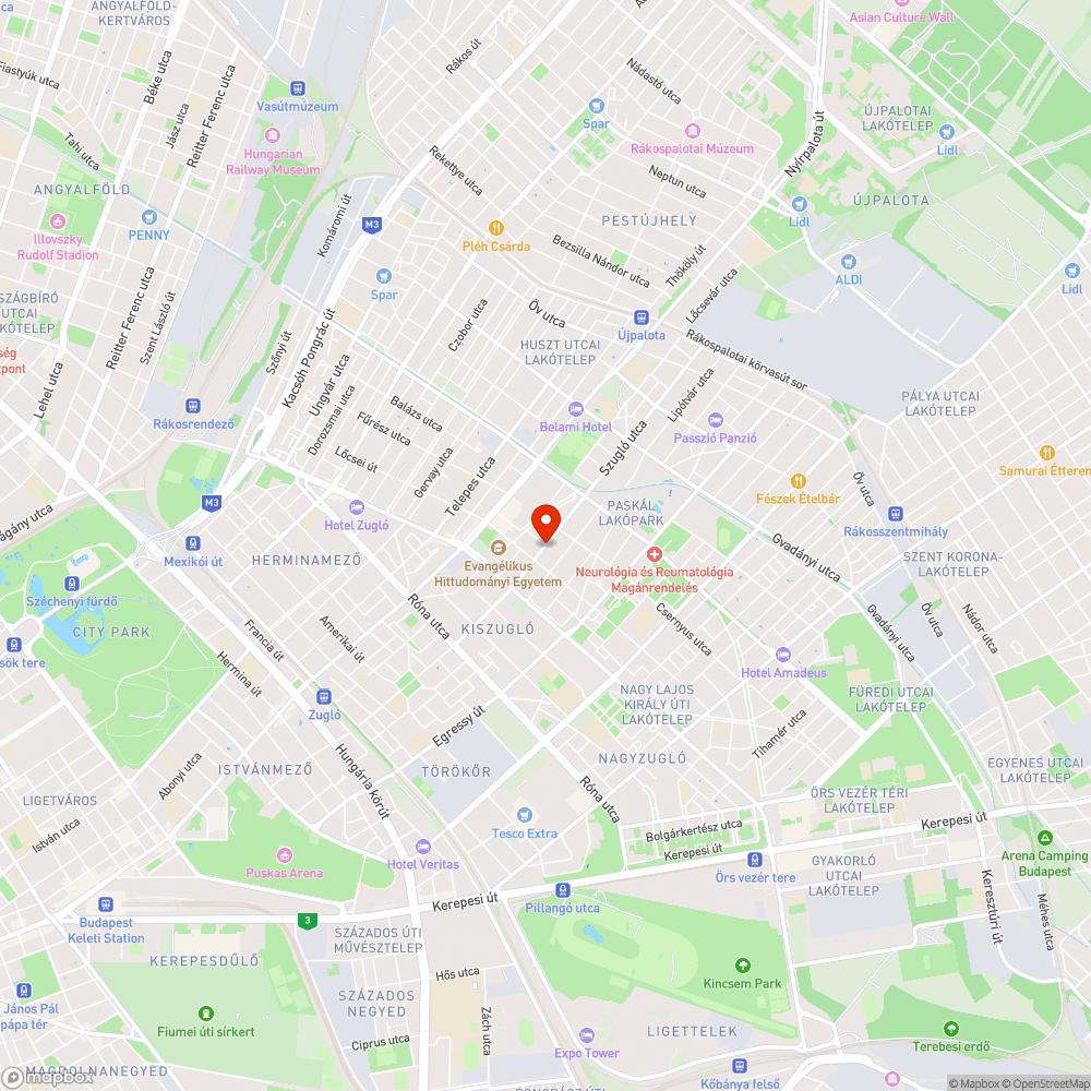 Kiszáradt fa bejelentés helye