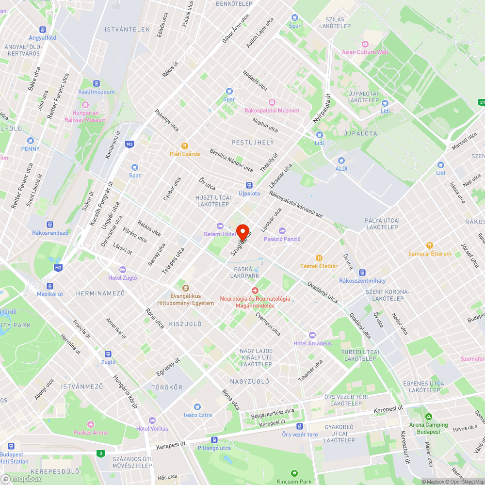 Gazos trolimegálló és környéke bejelentés helye