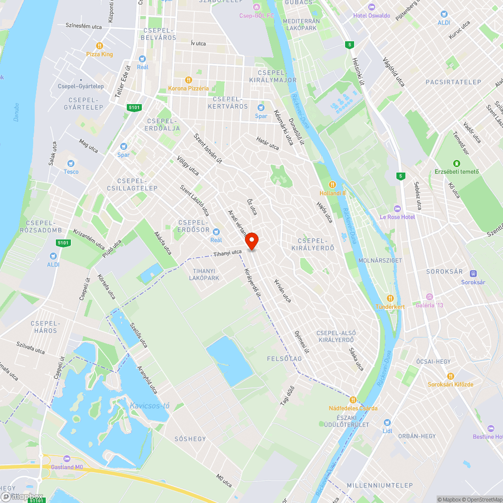 Féldomború tükör a kihajtást megkönnyítendő bejelentés helye