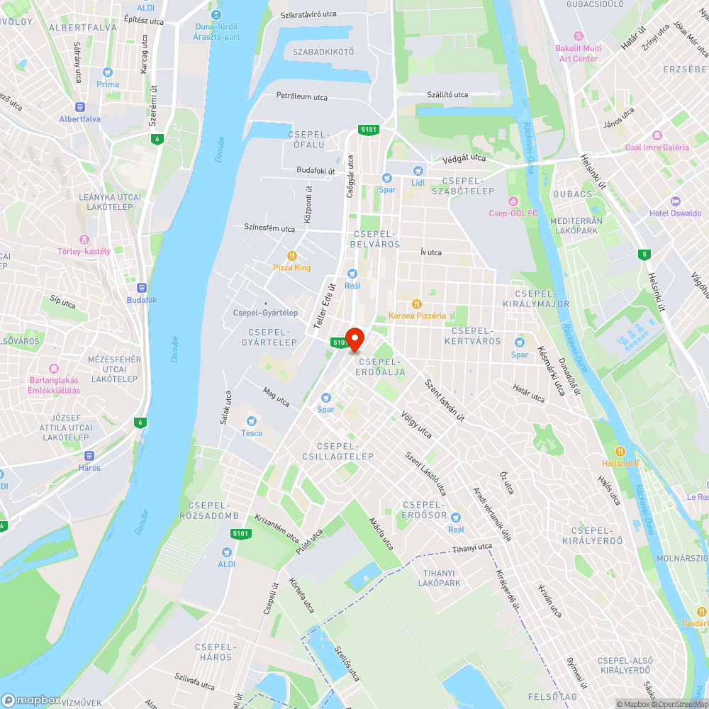 Oszlop a Bicikliúton bejelentés helye