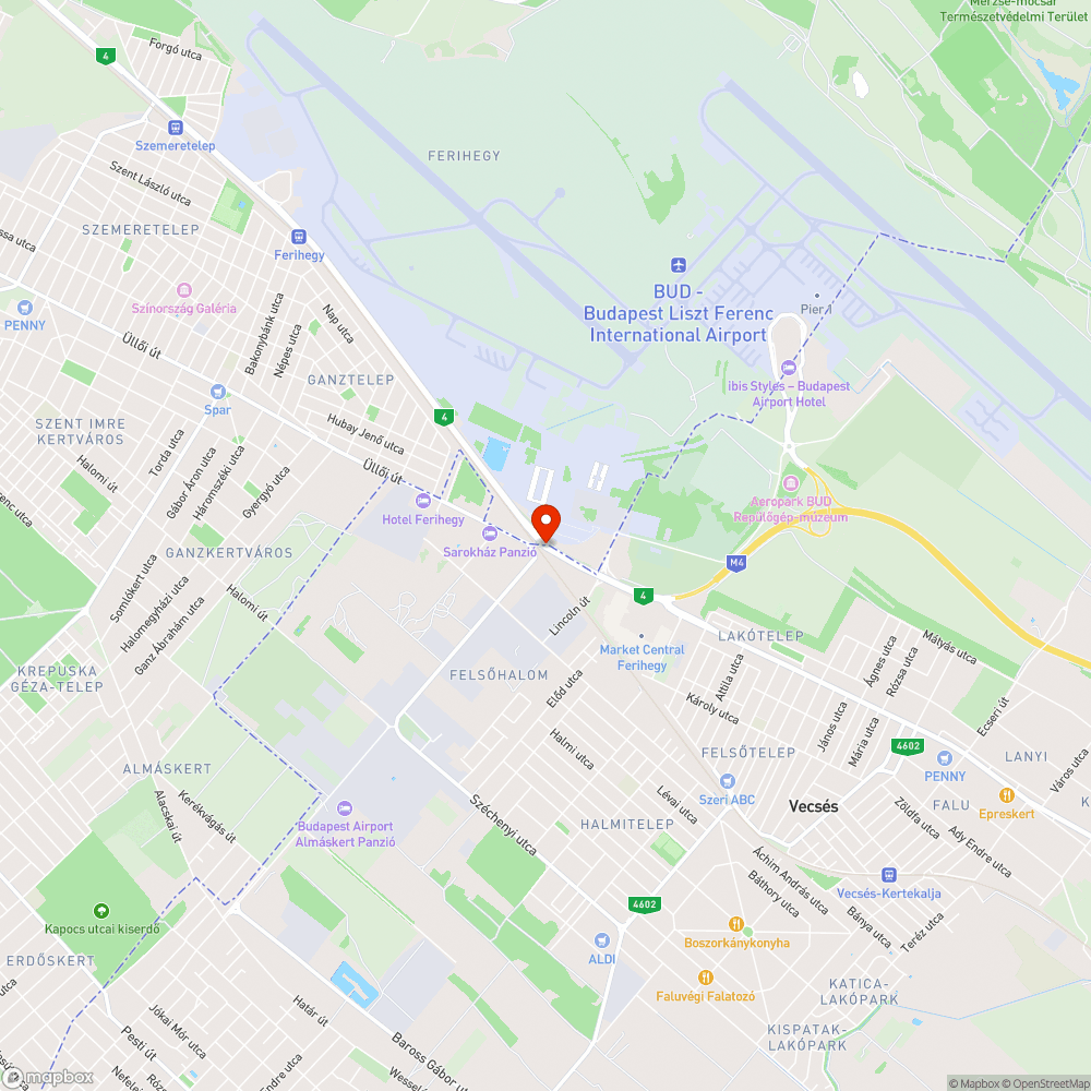 Magas gaz miatt balesetveszély a repülőtéri úton bejelentés helye