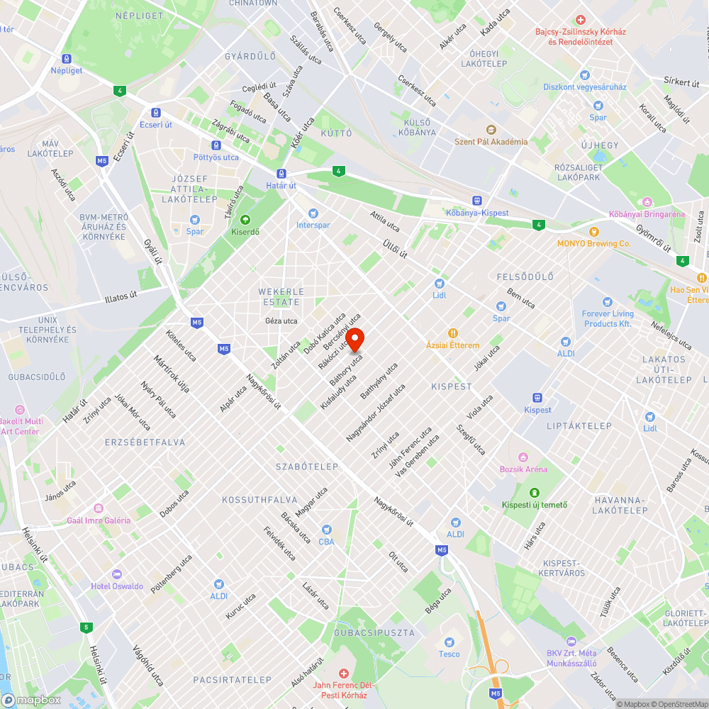 Megrongálódott tábla a 151-es megállójában bejelentés helye