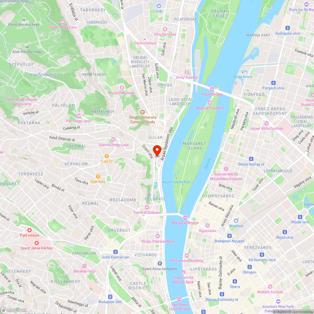 Kátyú bejelentés helye