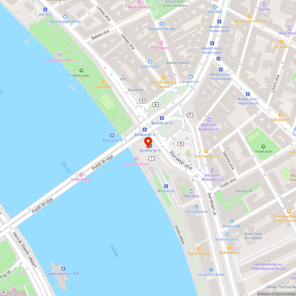 Illegális? árusok a Boráros téren bejelentés helye