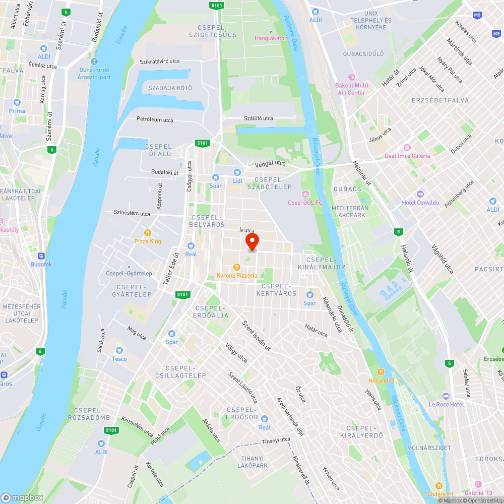 Járdahiba bejelentés helye