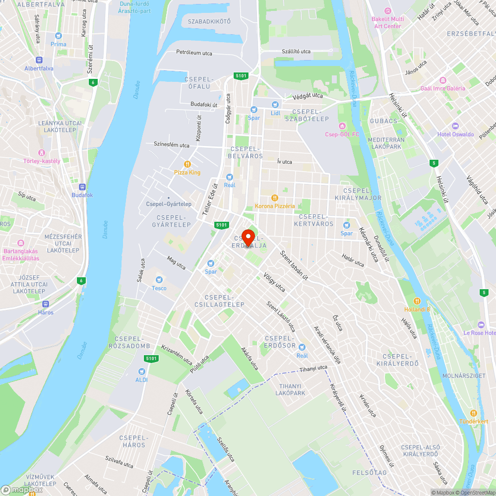 Megsüllyedt aknafedél a bicikliúton bejelentés helye