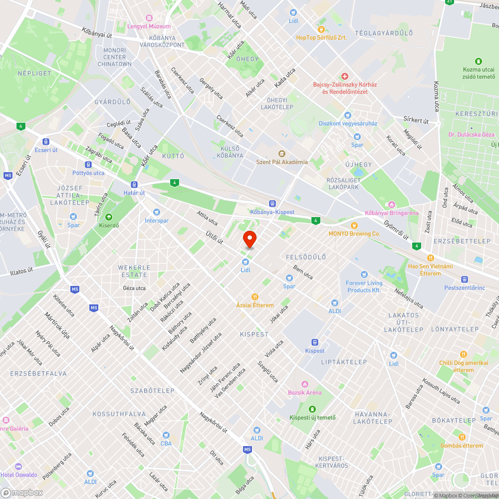 Kispest Kossuth Téri Buszmegálló Tábla bejelentés helye