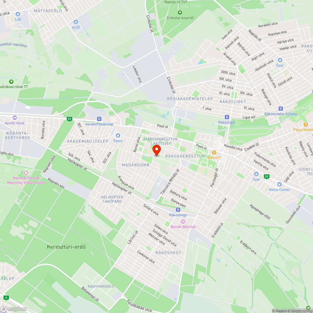 Keresztúrok emléktáblája bejelentés helye