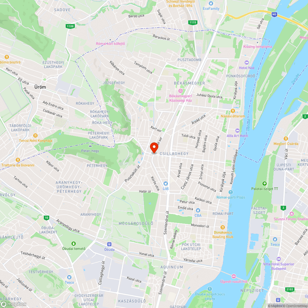 Takarásban a jelzőlámpa bejelentés helye