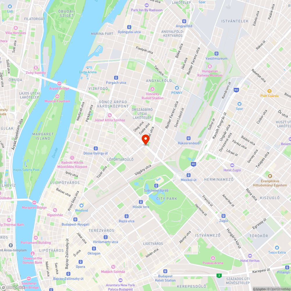 Veszélyes sziget szegély bejelentés helye