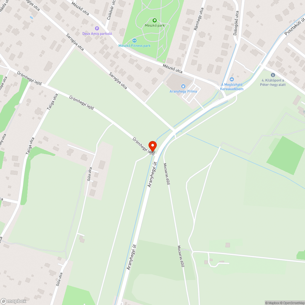 Hiányzó utcanévtábla bejelentés helye