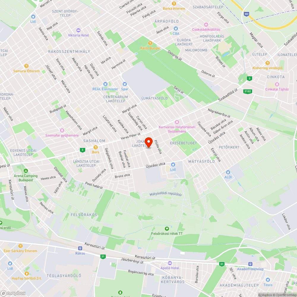 Hunyadvár u. 18. bejelentés helye