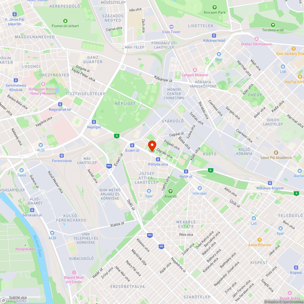 Kiszáradt fa bejelentés helye