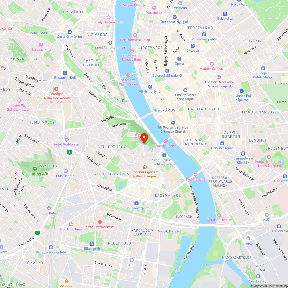 Gellérthegy tele graffitivel bejelentés helye