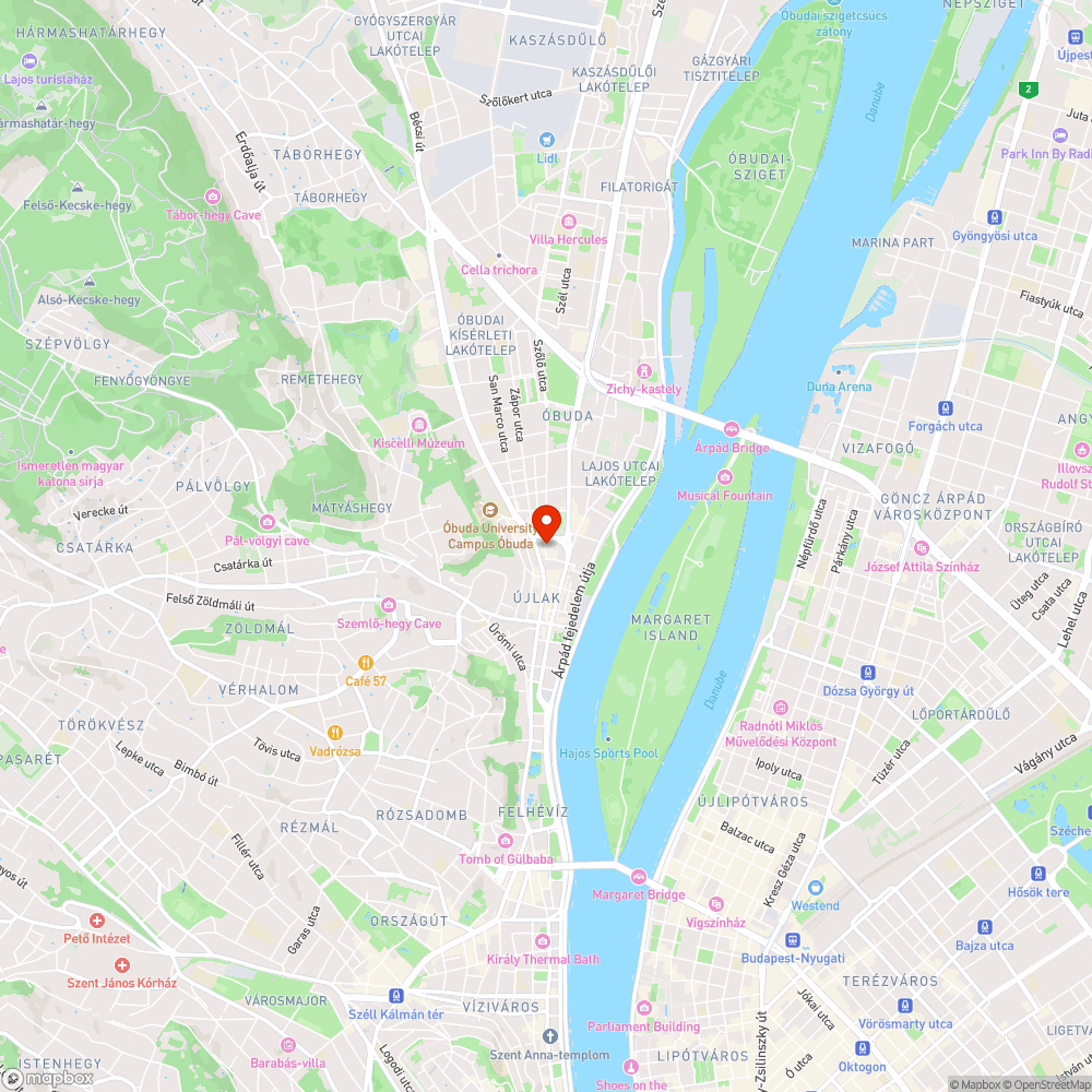 Az Óbudai Promenád állapota bejelentés helye