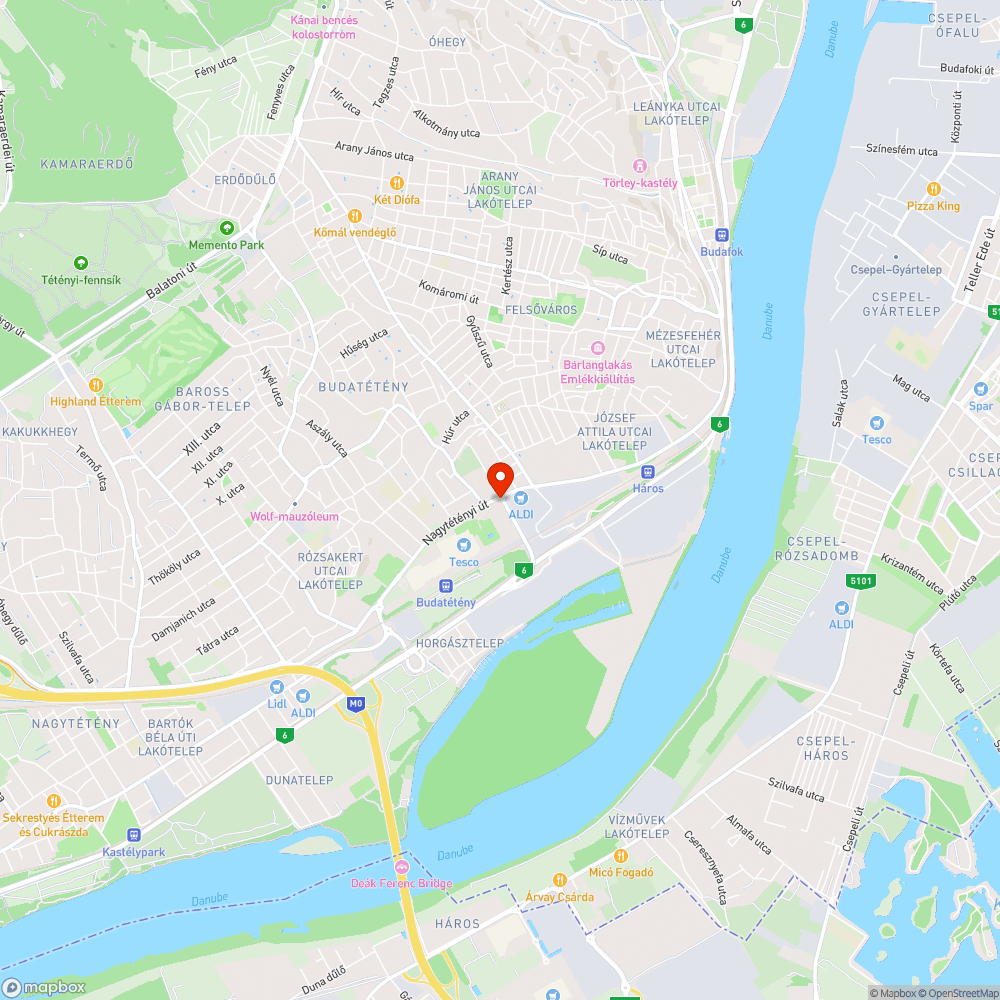 Közlekedésbiztonság elleni bűncselekmény-muskátlival bejelentés helye