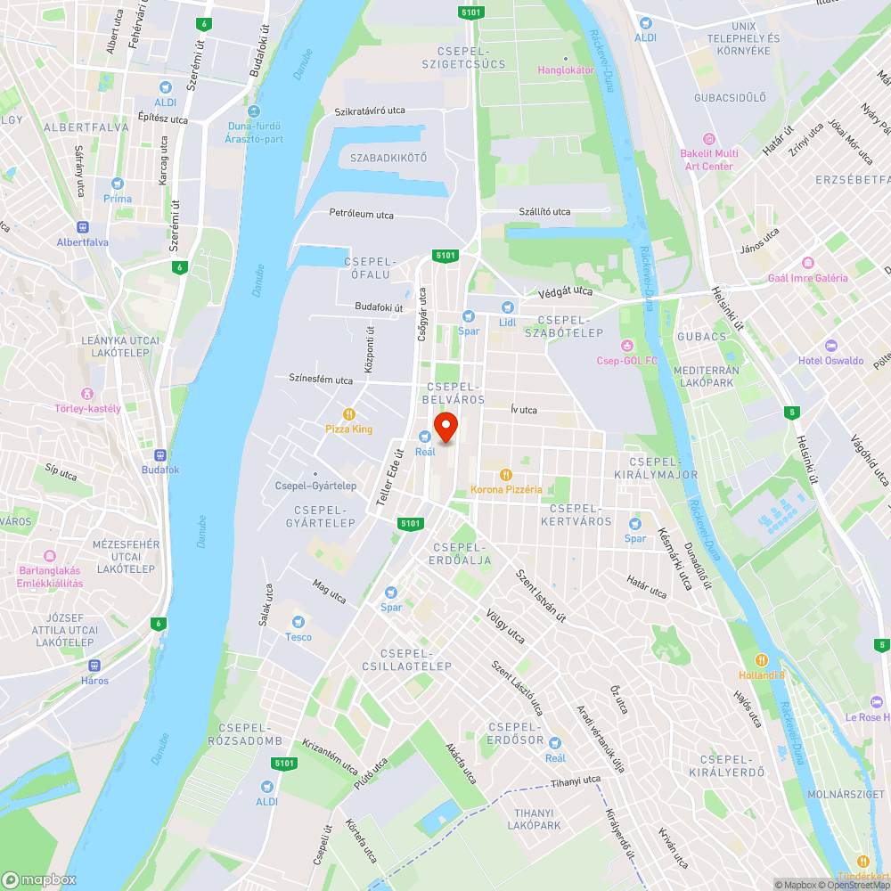 Nem Világít! bejelentés helye