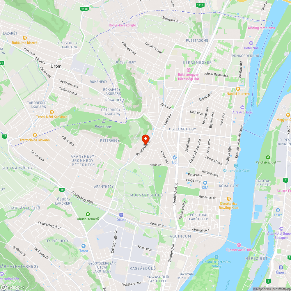 Pusztakuti uti jarda gazos bejelentés helye