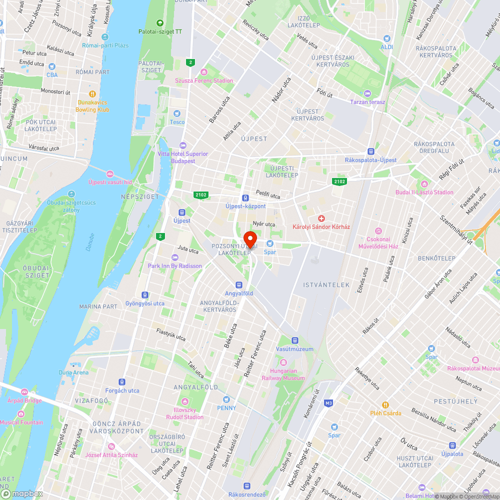 Rendeztelen zöldterület bejelentés helye