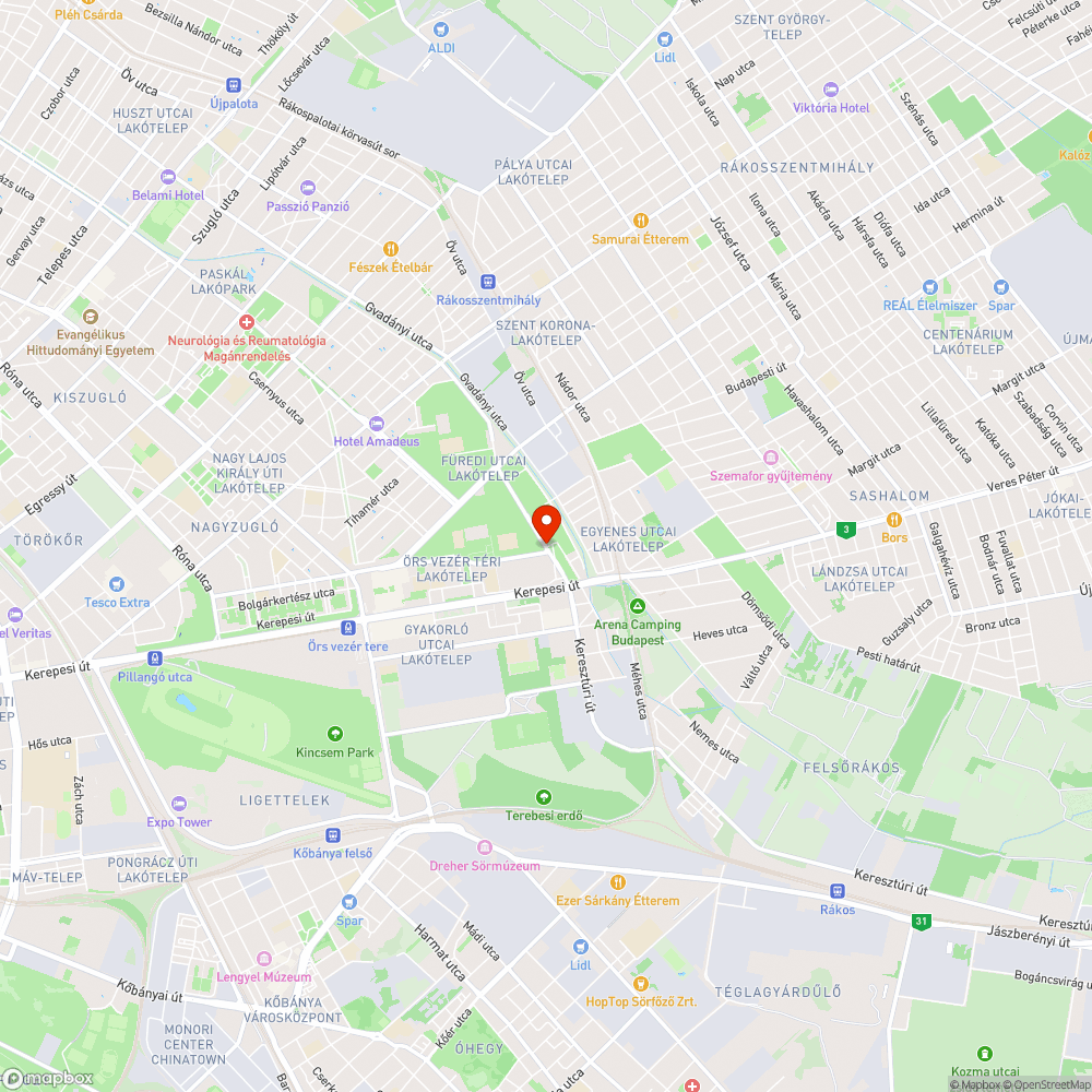 Forgalmon kívüli autó bejelentés helye