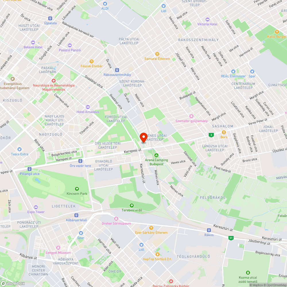 Kidöntött kutyaürülék-gyűjtő szemetes bejelentés helye