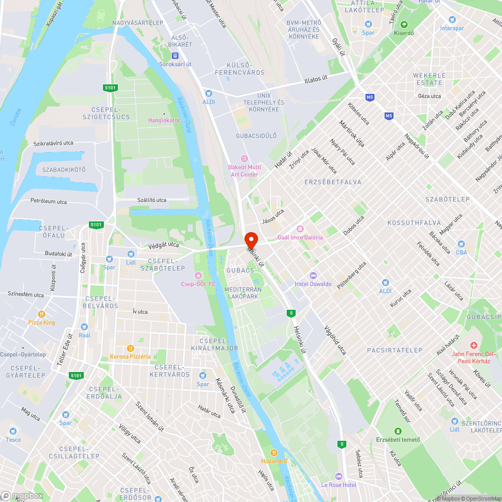 Hiányzó Fényterelők - Helsinki út-Topánka utca bejelentés helye