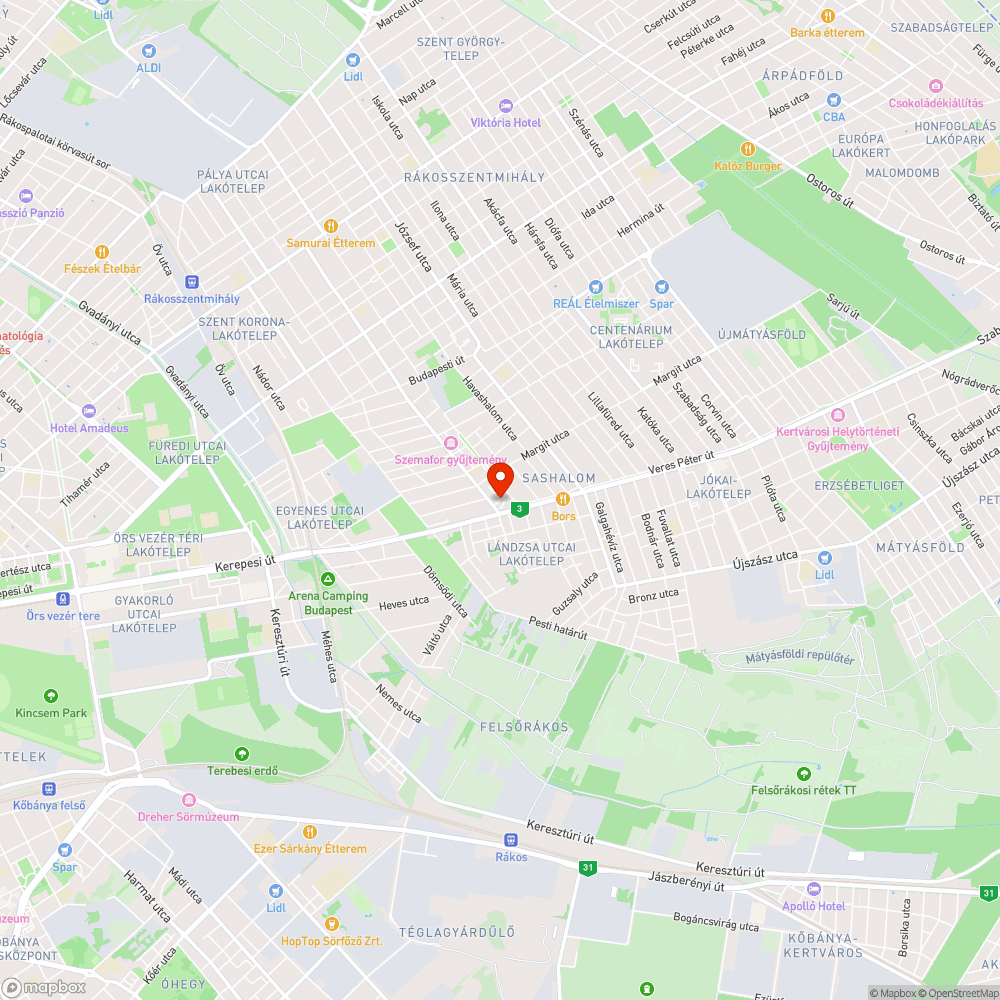 Szétmálló úttest, eltűnő aszfalt bejelentés helye