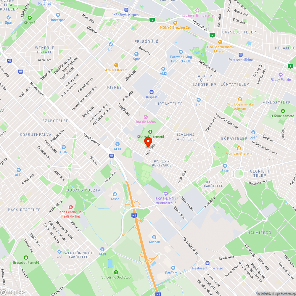 Kidöntött Poller bejelentés helye