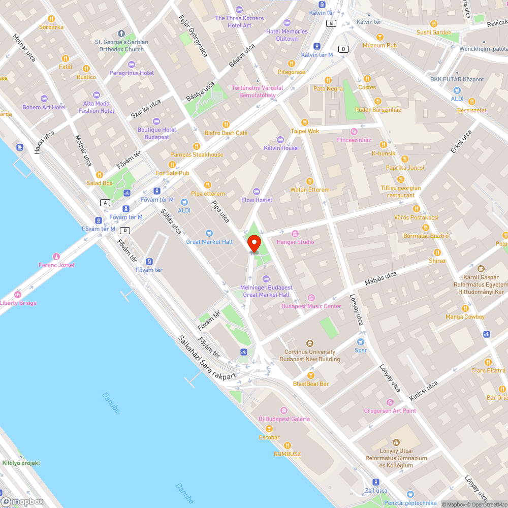 Csarnok téri állapotok bejelentés helye