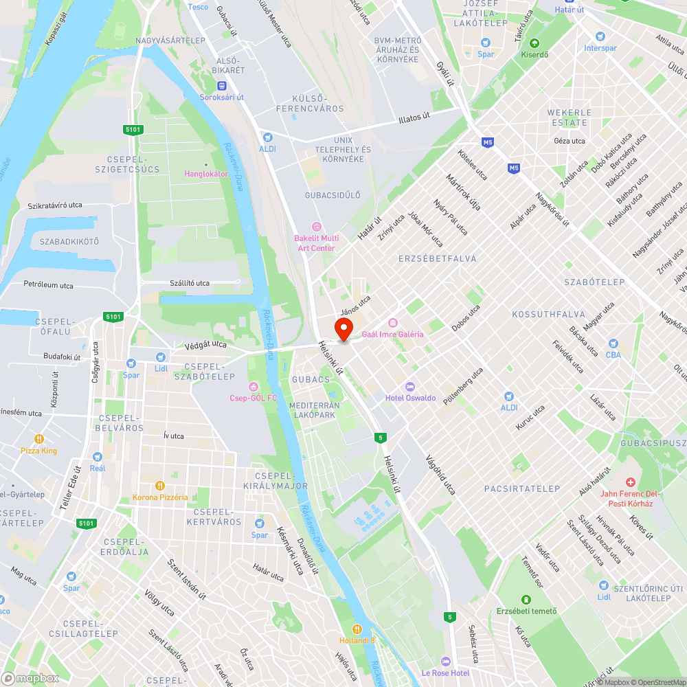 Hiányzó Üveglap - Baross utca bejelentés helye