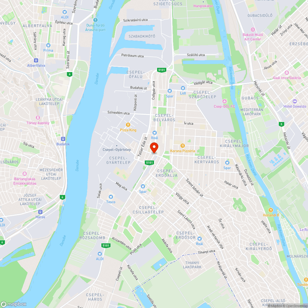 Tucatnyi Hiányzó Fényterelő bejelentés helye