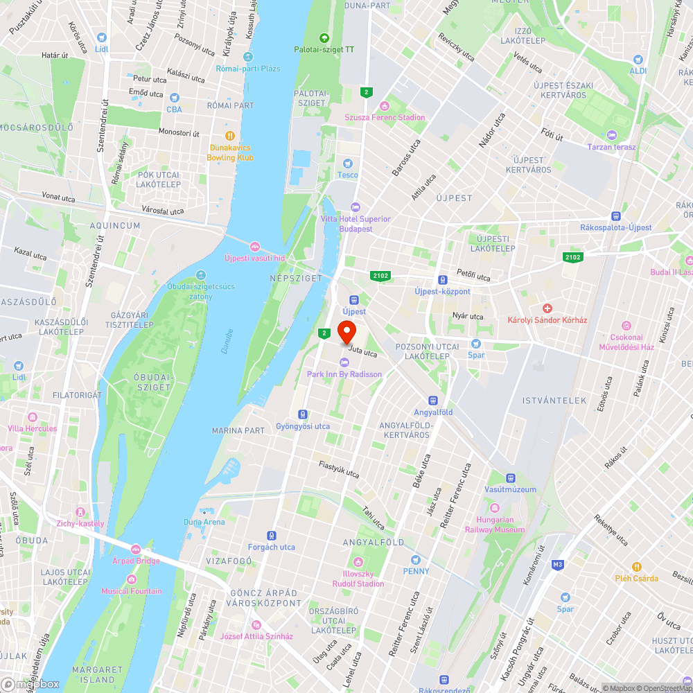 Kötelező haladási irány bejelentés helye