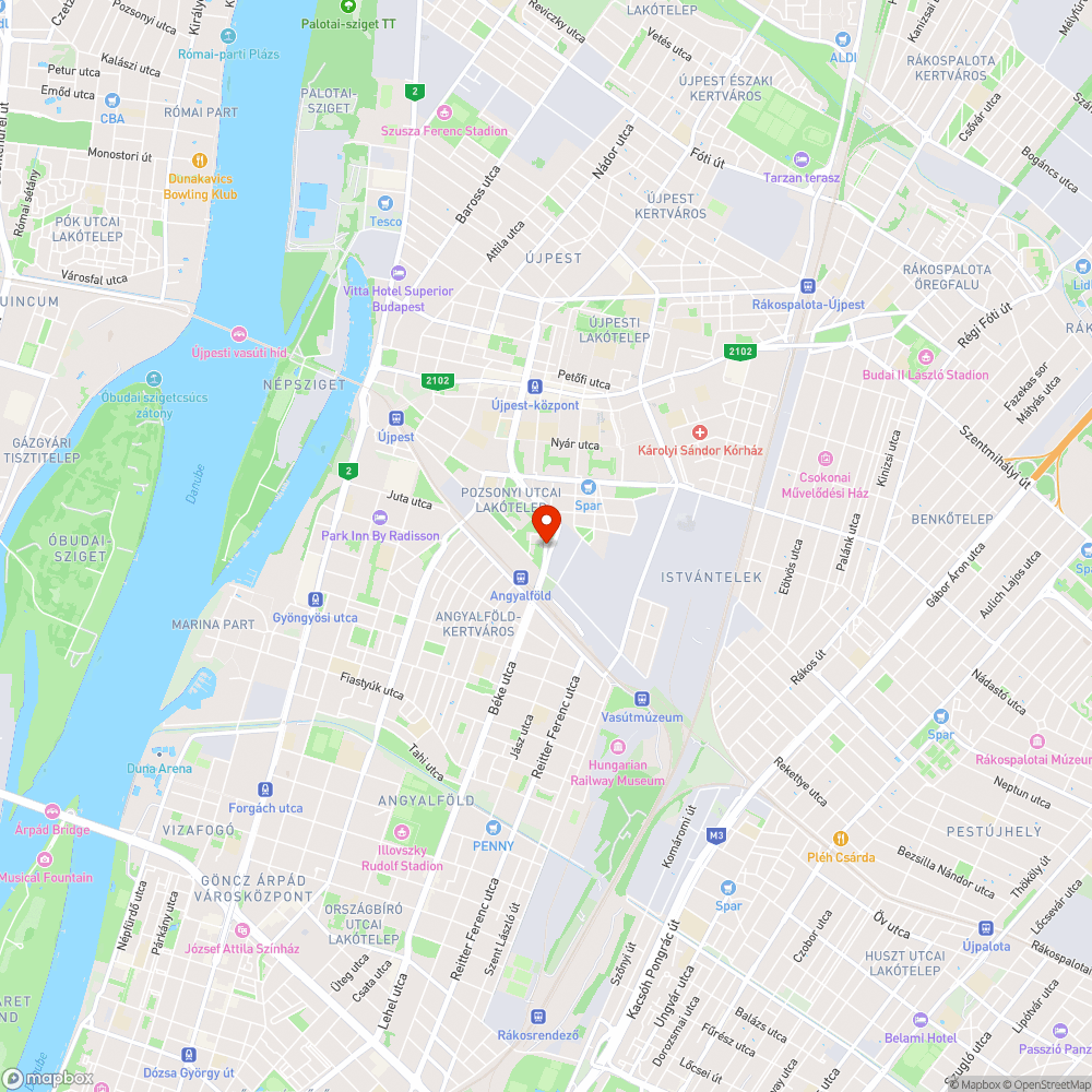 Elhagyott focipálya bejelentés helye