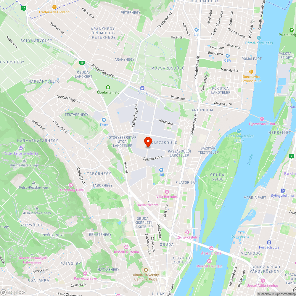 Kunigunda útja bejelentés helye