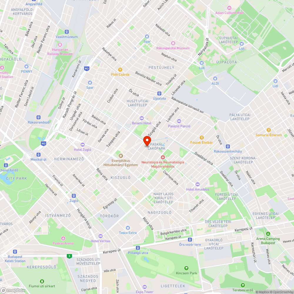 növekvő kátyú bejelentés helye