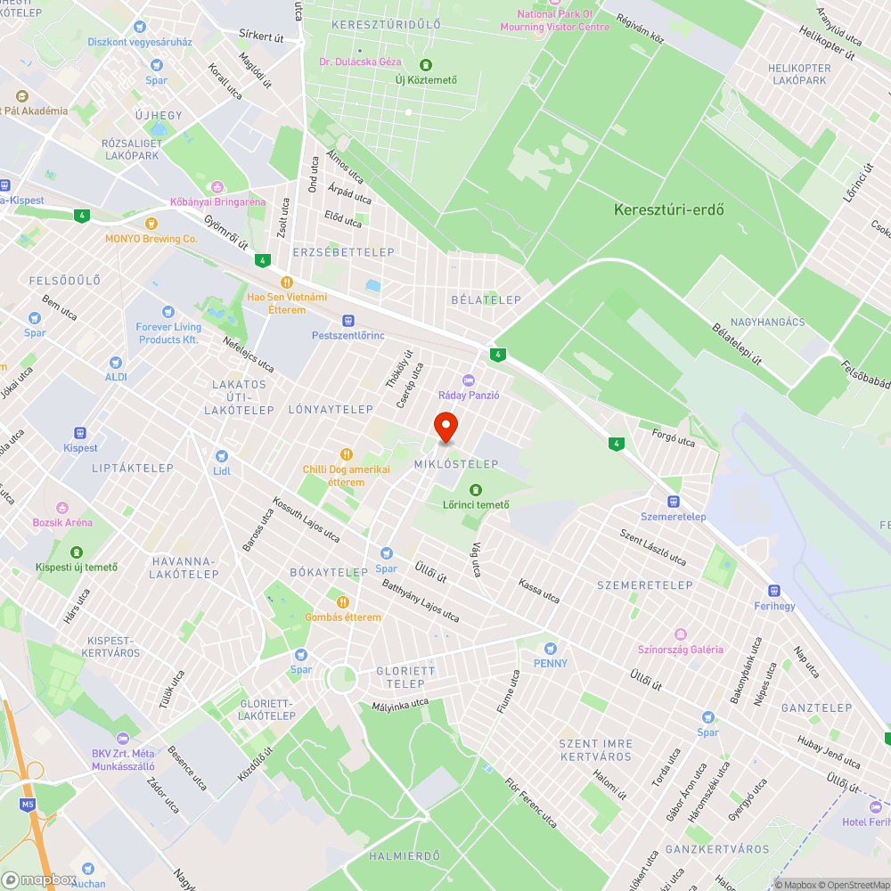 Szemét a boltok környékén bejelentés helye