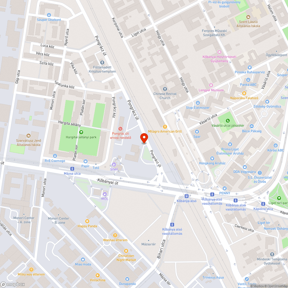 kezdődő óriási kátyú bejelentés helye