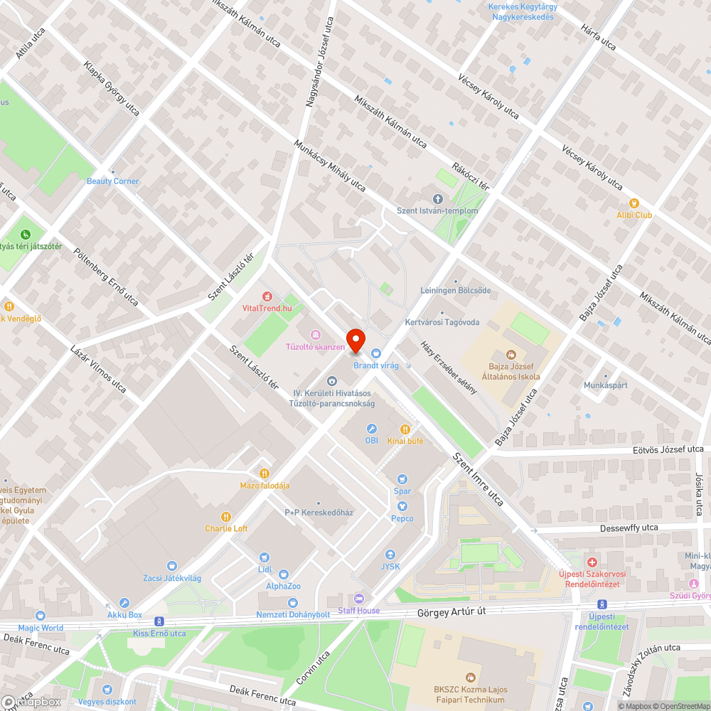 Esőben járhatatlan az újpesti tűzoltóság előtt a járda bejelentés helye