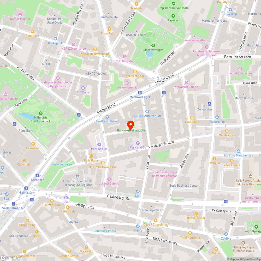 Döglött galamb és általában koszos játszótér bejelentés helye