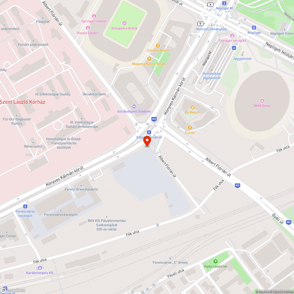 Beszakadt aknafedél bejelentés helye