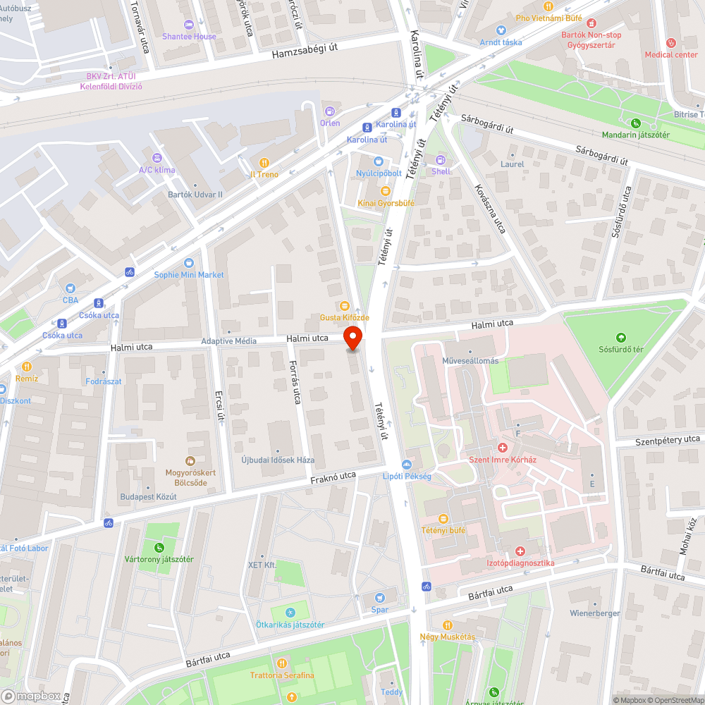 Beszakadt csatornafedél bejelentés helye