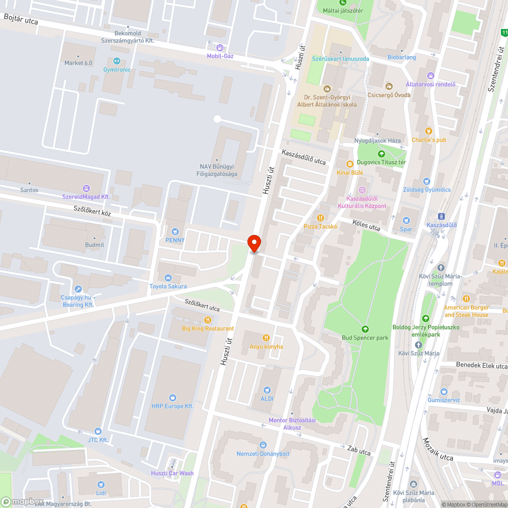 Patka a kereszteződésben bejelentés helye